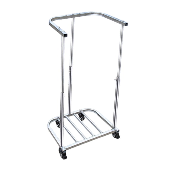 Soporte para bolsas de basura, versátil y práctico, para sacos de maíz y arroz. Con ruedas