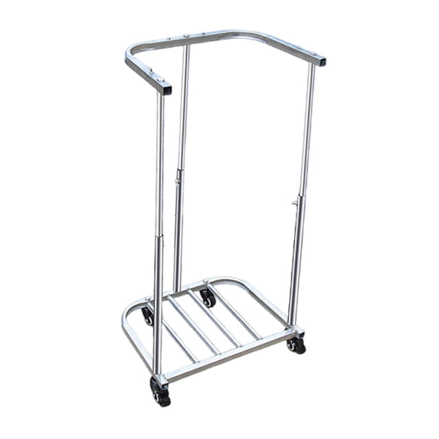 twisto Support de Sac à Feuilles, Support de Levage Réglable pour Pelouse, Travaux, Buanderie, Garde-Manger avec Roues
