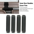 thumbnail image 3 of Inner Door Handles Cover Trim, Carbon Fiber Pattern Easy Installation Interior Door Handle Cover Trim 4PCS  for Vehicle, 3 of 7
