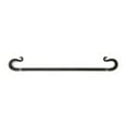 thumbnail image 5 of Curved Pointed Wall Mounted Wrought Iron Towel Bar 21" W, 5 of 9