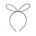 thumbnail image 4 of Unique Bargains Christmas 1 Pc Cute Frosted Rabbit Headbands for Women Wine Red, 4 of 6