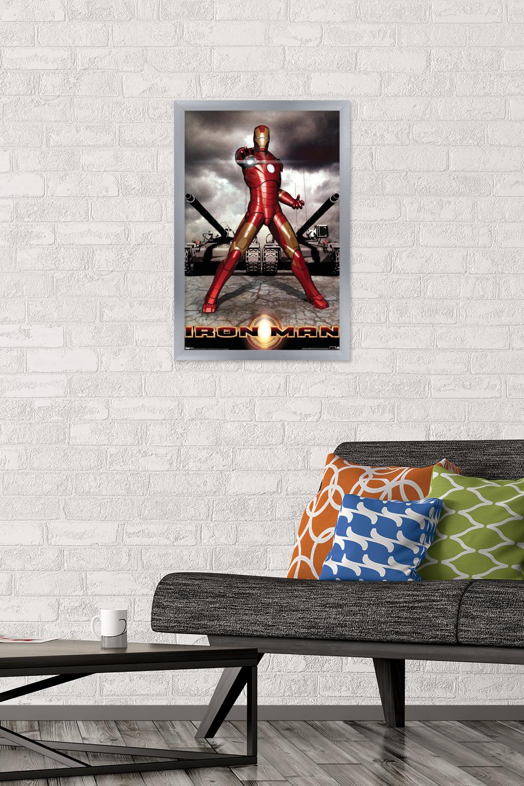 Marvel Cinematic Universe - Iron Man - Tanks Wall Poster, 14.725" x 22.375", Framed