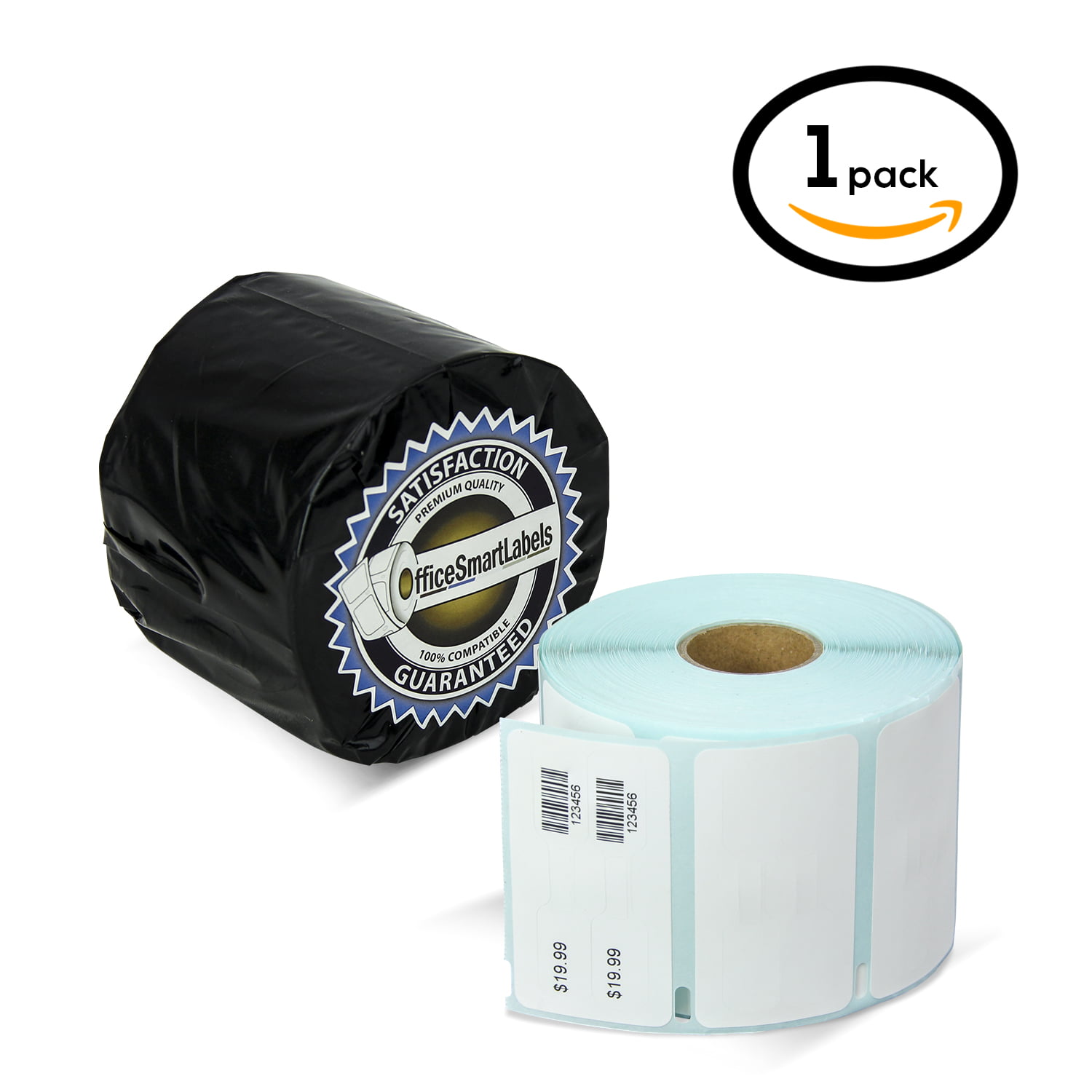 2 Rolls Self-Adhesive Jewelry Price Tag 3/8" X 3/4" for Dymo 30299 Label Writers 