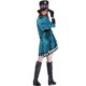 thumbnail image 4 of Carnaval Halloween señora Alice Mad Hatter disfraz cuentos de hadas princesa Spooktacular juego de rol Cosplay vestido de fiesta elegante, 4 of 5