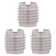 thumbnail image 1 of twisto Ensemble de 3 Poignées de Robinet de Bière, Matériel Compact et de Brassage Maison, Professionnel et Facile à Utiliser, Acier Inoxydable, Double Filetage, 1 of 8