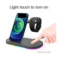 thumbnail image 3 of 30W 3 In 1 Wireless Charger Stand For Fast Charging Dock Station Watch Earphone ,Quick Charge Advantage, 3 of 5