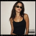 thumbnail image 5 of SA106 Womens Classic Mod Soft Cat Eye Plastic Sunglasses / Green Frame - Black Lens, 5 of 8