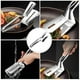 thumbnail image 4 of 1 pinza de acero inoxidable para alimentos, pinza para pescado frito, pinza para servir filetes., 4 of 5