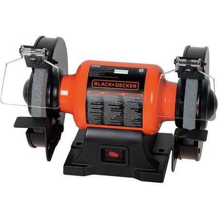 Black and Decker 6" Single Speed    Bench Grinder - Walmart.com
