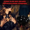thumbnail image 4 of Halloween Black Roses with Eyeballs Black Flowers with Stem Artificial Rose Bouquet Fake Rose Flowers for Halloween Party Arrangements Home Wedding Decor (12), 4 of 5