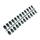 thumbnail image 2 of Qarigey 24 piezas de uñas postizas DIY, estilo Simple, accesorio de moda para mujer, salón de casa, chica, cubierta completa, puntas para Juegos de manicura Verde oscuro, 2 of 5