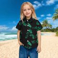 thumbnail image 6 of OGLCCG Boys Hawaiian Shirts Short Sleeve Summer Beach Button Down Aloha Luau Shirts for Kids Casual Tropical Shirt with Pocket 2-15 Years, 6 of 7