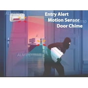 Portable Motion Sensor Alarm Entrance Chime For Premises Security And Nursery Alert