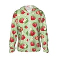 thumbnail image 1 of Fotbe Strawberry Floral Chaqueta con Protección Solar UPF 50+ para Hombre y Mujer, Camisa con Capucha y Bolsillos-XX-Large, 1 of 7