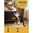 thumbnail image 4 of 2 Alfombrillas para rascar Gatos de 90 x 40 cm, Autoadhesivas y recortables, Ideales para Muebles, sofás o Paredes, y para Cubrir el rascador (marrón)., 4 of 7