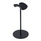 thumbnail image 1 of Soporte para auriculares Base estable desmontable arqueada Soporte para auriculares de aleación de aluminio negro para hogares Oficina Dormitorio Estudio, 1 of 12