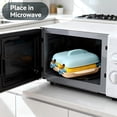 thumbnail image 4 of Microwave Corn Steamer with Lid and Handle for Easy Cooking Corn On The Cob Dishwasher Safe Food Grade Kitchen Dorm, 4 of 6