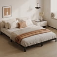 thumbnail image 4 of Bedofmine 5" Queen Bed Frame Metal Platform Heavy Duty, No Box Spring Needed, Easy Assembly, Rounded Corners, Black, 4 of 9