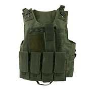 Angle View: US Army Tactical Military Hunting Molle Combat Assault Carrier Vest Adjustable Top Outdoor Game Equipment