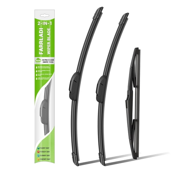 Windshield Wipers-26" 16" 11" Front and Rear Wiper Replacement for 2016-2022 Kia Sorento Wiper Blades for MY Car(3 Pack)