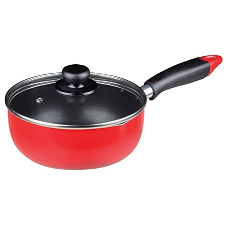 

Gyohei Nabe 18cm with glass lid Fluorine for gas fire only Red Only One Stage HB-6140
