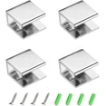 thumbnail image 1 of Abrazaderas de Vidrio Rectangulares de Aleación de Zinc Vhermosa para Soportes de Vidrio de Baño 8-12 mm, 1 of 5