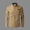 Khaki, variant on WIZUTIZ Mens Dress Shirts Long Sleeve - Wrinkle Free Stretch Shirt Colorblock Formal Business Casual Pocket T-Shirt Button Down