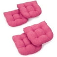thumbnail image 3 of Blazing Needles 19-inch U-Shaped Microsuede Tufted Dining Chair Cushions (Set of 4), 3 of 3