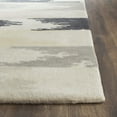 thumbnail image 5 of SAFAVIEH Soho Barclay Abstract Wool Area Rug, Ivory/Grey, 6' x 6' Square, 5 of 8