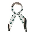 thumbnail image 1 of INSPIRE CHIC Foulard Carré Imprimé Cœur d'Amour pour Femmes Vert Taille Unique, 1 of 7