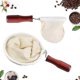 thumbnail image 1 of 2 Pcs Coffee Filter Cloth Tea Filter Handmade Cafe Flannel Cloth Filter Bag Reusable With Wooden Handle For Home Office Handmade Cafe, 1 of 5