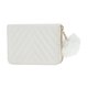 thumbnail image 2 of Ofertas Únicas 1 Pc Monedero Cartera Portátil con Costura Diagonal y Bolas de Peluche Monedero Blanco, 2 of 5