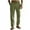 Army Green, variant on BXINGOHAI Mens Casual Linen Pants Loose Fit Elastic Drawstring Waist Straight-Legs Long Pants Dark Gray,M