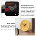 thumbnail image 3 of Creative solid wood alarm clock Fashion wooden needle Mute small table clock Log clock, 3 of 5