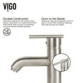 thumbnail image 5 of VIGO Titanium Glass Vessel Sink and Seville Faucet Set in Brushed Nickel, 5 of 7