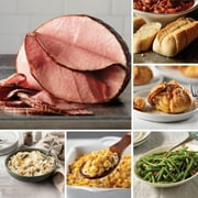 Omaha Steaks Ham Thanksgiving Dinner (Duroc Ham, Smashed Red Potatoes, Steakhouse Creamed Corn, Green Beans in Butter Sauce, Caramel Apple Tartlets, Individual Baguettes with Garlic Butter) Serves 6
