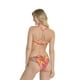 Sun And Sea Femmes Croisé Sangles Avant/t-Strap Haut avec Fond Orange Multi - Ensemble Bikini -S – image 2 sur 2