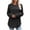 #(New)Black, variant on Womens Long Sleeve Shirts Casual Round Neck Curved Hem T Shirts Fall Loose Soft Basic Tops