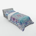 thumbnail image 2 of Ambesonne Mandala Bedding Set 3 Pcs, Floral Medallion Design, Twin, Turquoise Purple, 2 of 2