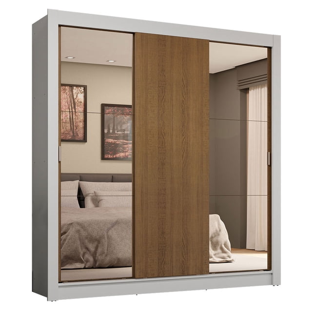 Ropero Closet Madesa 3 Puertas 1 Espejo BM 03