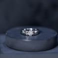thumbnail image 6 of Rosec Jewels Certified Lab Grown Diamond Mens Engagement Ring - EF-VS Quality, 18K White Gold, US 10.50, 6 of 8