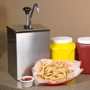 INTSUPERMAI Sauce Jam Dispenser Pump Squeeze Condiment Dispensing Stainless Steel