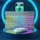 thumbnail image 4 of Teclado inalámbrico Bluetooth con Ratón blanco Sunnimix, 4 of 8