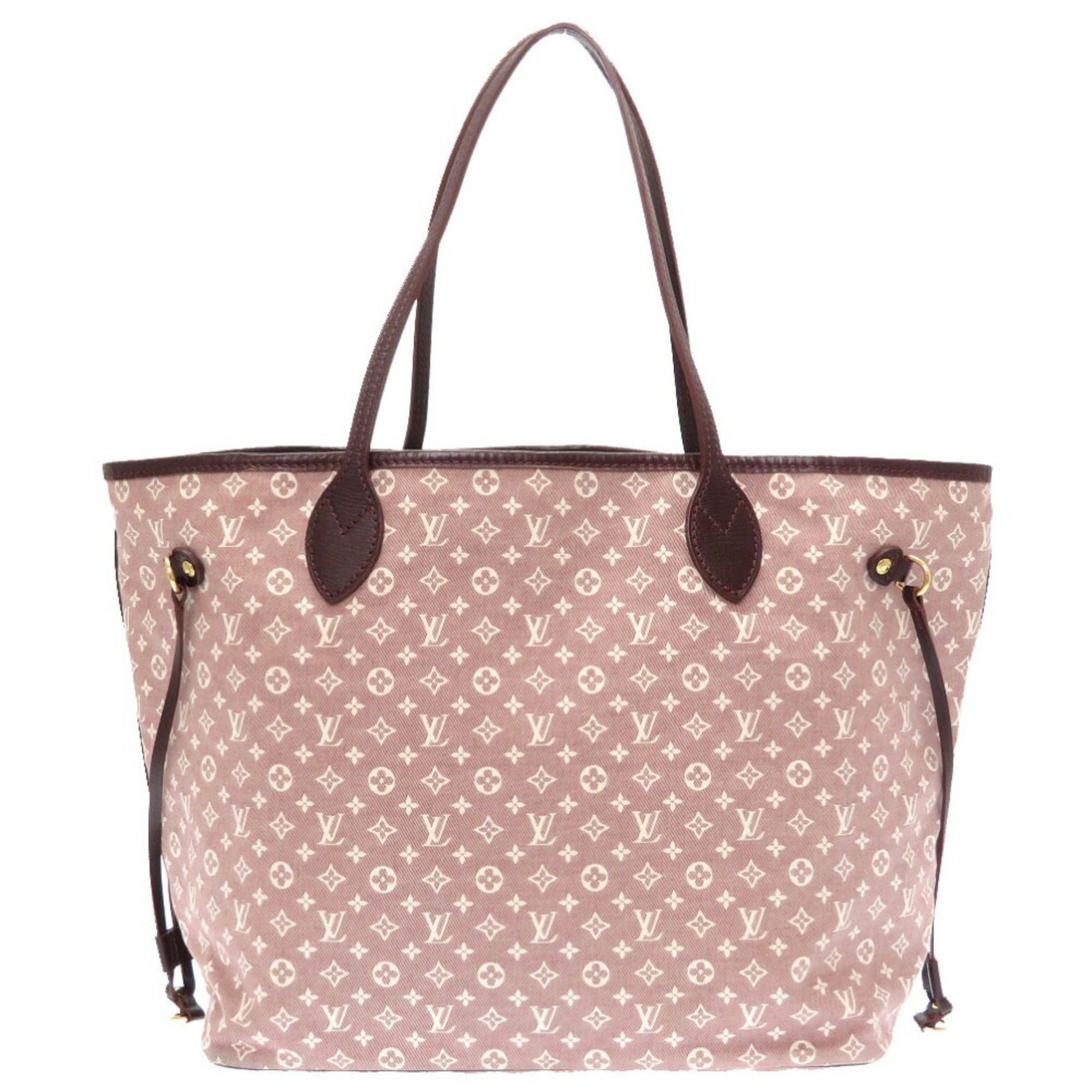 Louis+Vuitton+Neverfull+Tote+MM+Pink+Leather for sale online