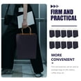 thumbnail image 2 of PTOOTP Handle Kraft Bag Thickened Design 10Pcs 10.6x8.3in, 2 of 6