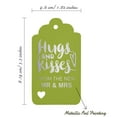 thumbnail image 5 of Inkdotpot Silver Foil Paper Hang Tags Hugs And Kisses From The New Wedding Favor Tags 100 Pieces, 5 of 6