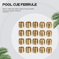 thumbnail image 2 of Shisuyan 12pcs Snooker Pool Cue Ferrules: Copper Cue Tips Ferrules - Billiards Repair Tool - Snooker Replacement Accessories for Professionals, 2 of 9