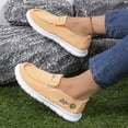 thumbnail image 4 of Men's Women's Casual Cloth Shoes Canvas Slip on Loafers Breathable Lightweight Boat Shoes, 4 of 7