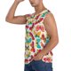 thumbnail image 3 of Balery Colorful Butterflies Camisetas sin mangas para hombre, absorbe la humedad y protege contra el mal olor.-3X-Large, 3 of 7