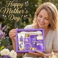 thumbnail image 3 of Spa Luxetique Gift Sets for Women, 8 Pcs Relaxing Lavender Gift Baskets for Birthday Day Gifts Idea, Bath and Body Self Care Kits, 3 of 10